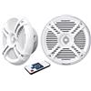 OSCULATI CASSE STEREO MARINE A 2 VIE 80W LED RGB CON TELECOMANDO Ø 166mm COPPIA