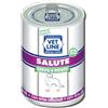 Vetline Vet Line Salute Cervo con Patate Alimento Umido Monoproteico per Cani VetLine, 400-gr