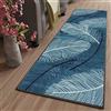 LYYK Tappeto Bagno Moderno Antiscivolo Lavabile Antimacchia Motivo Geometrico Passatoia Zerbino per Soggiorno Camera da Letto Scale del corridoio, 40x120cm Color17