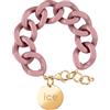 ICE-WATCH - Jewellery - Chain Bracelet - Fall Rose - Bracciale in Maglia Rosa XL da Donna con Medaglia d'Oro (020349)