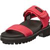 Desigual Scarpe Sanda, Sandali Bassi Donna, Colore: Rosso, 37 EU