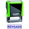Trodat 4911 Printy Timbro Formula Commerciale con Testo Spagnolo REVISTATO, Intintaggio automatico, Dimensione della Targa di Testo 37 x 14 mm, Blu