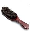 MAGT Spazzola per Capelli Spazzola con Setole di Cinghiale, 24 × 5,7 × 4 cm con Manico in Legno per Migliorare la Consistenza