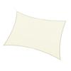 Outsunny Tendone Parasole Rettangolare in HDPE, Telo da Sole in HDPE, Crema, 3x4m