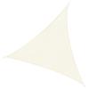 Outsunny Tenda a Vela Triangolare Parasole in HDPE per Spazi Esterni, 3x3x3 m, Crema Bianco Avorio|Aosom