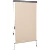 Outsunny Tenda Avvolgibile Parasole con Manovella, Installazione a Muro o Soffitto, 120x200cm, Beige|Aosom