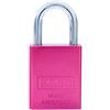 Kasp K14040REDD Lucchetto, alluminio solido, 38 mm, rosso
