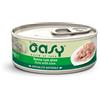 Oasy Specialità Naturale Cat Adult Straccetti in soft-jelly 70 gr - Tonno con Aloe - Confezione da 24 pezzi - Cibo umido per gatti