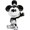 Jada - Topolino Steamboat Willie, Figura Metal Mickey 10 cm, licenza ufficiale Disney (253071002)
