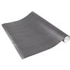 Venilia Pellicola adesiva, Grigio-Nero A strisce A strisce, 45cm x 1,5m, Spessore 260μ, Pellicola autoadesiva per mobili o cucina, carta da parati, PVC senza ftalati, Prodotto in UE