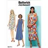 Butterick Patterns 6551 y Taglie x-Small-Medium Vestito da Donna, Tessuto, Multicolore, 17 x 0.5 x 22 cm