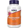 Now Foods, Niacinamide, 500mg, Capsule vegane, Testato in Laboratorio, Vitamina B3, Senza Glutine, Senza Soia, Vegetariano