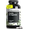 natural elements Magnesio - 365 capsule - 667 mg di ossido di magnesio, di cui 400 mg di magnesio in ogni capsula - - Testato in laboratorio, alto dosaggio, vegano