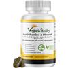 Vegan Vitality Multivitaminico Completo Vegano con Vitamina D3, K2 e B12-180 Compresse, Fornitura di 6 Mesi - Integratore per Dieta Vegana e Vegetariana