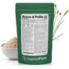 SaporePuro Bucce di Psillio in polvere 500 gr - Fibra di Psillio - Purezza 99% - Senza Glutine