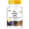 WARNKE VITALSTOFFE OPC con Vitamina C - 100 capsule vegane, 60mg OPC di estratto del seme dell'uva 200mg | Warnke Vitalstoffe - Qualità da farmacia tedesca