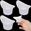 Nuanchu 3 Pezzi 8 ml Tazza da Bagno per Occhi in Silicone Tazza per Lavaggio Occhi Morbida Tazza per Lavaggio Occhi Riutilizzabile Tazza per Lavaggio Oculare Portatile per la Pulizia degli Occhi