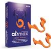 AIRMAX Air Max Dilatatore nasale - 76,1% più aria - respirare meglio, dormire meglio - Dilatatore nasale contro il russare | 2 pezzi, taglia M | Confezione per 4 mesi | Dilatatore nasale per una libera