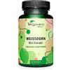 Vegavero BIANCOSPINO BIO Vegavero® | 700 mg | con 1,5% di Flavonoidi | Senza Additivi | Integratore per Sistema Cardiovascolare (Pressione arteriosa) e Calmante Naturale* | Vegan