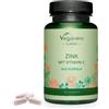 Vegavero ZINCO Vegavero® | con Vitamina C | 15 mg di Zinco Bisglicinato | 180 capsule | Senza additivi | Vegan