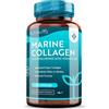 Nutravita Collagene Marino con Acido Ialuronico - Premium Collagene Marino Idrolizzato con Vitamina C, E e Zinco - 1000 mg di Collagene per dose - 90 Capsule - Prodotto nel Regno Unito da Nutravita