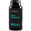 Zenement Zinco Integratore - 400 Compresse di Zinco Bisglicinato Vegano (per Più di 1 Anno) - Puro ad Alto Dosaggio - Pelle, Capelli, Unghie, Vista - Senza OGM