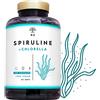 N2 Natural Nutrition Alga Spirulina Chlorella|Compresse Integratore |Difese Immunitarie Antiossidanti|Ferro, Proteine Vegane, Clorofilla|2244 mg Alghe per Dose|180 Capsule|Vegano CE|