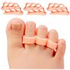 Promifun Separatori Dita Piede in Gel - 6 Pezzi Distanziatori per Dita in Silicone, Raddrizza Dita per Uomo E Donna - per Dita a Martello, Sovrapposte, A Griffe - Riduce Attrito e Pressione