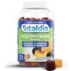 VITALDIN Multivitaminico Gummies - Integratore per Donna e Uomo, Adulti - 11 Vitamine e Minerali - 70 Caramelle Gommose (fornitura 1 mese) gusto Frutti Assortiti - Vitalità & Immunità - Senza Glutine