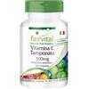 Fairvital | Buffered Vitamina C 500mg - MASSA per 100 giorni - VEGAN - alto dosaggio - 100 compresse - ascorbato di calcio