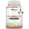 Nu U Nutrition Vitamina B12 1000 mcg - 180 Micro Compresse Vegetariane - B12 Metilcobalamina ad Alto Dosaggio - 6 Mesi di Scorta - Nu U Nutrition
