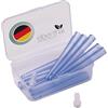 EBENTHAL VITAL TESTE D'INGRESSO di ricambio Set di 10 - EBENTHAL VITAL® - Attacchi flessibili per clistere intestinale confortevole per la pulizia dell'intestino - Senza BPA