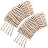 Maitys 500 Pezzi Spatole per Cera Piccole Bastoncini di Cera in Legno Applicatori per Ceretta Sopracciglia Bastoncini Artigianali in Legno Stick per Depilazione Viso Corpo
