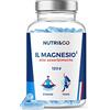 NUTRI & CO Magnesio Vegetale + Vitamina B6 Bio-attiva | Uguale Contenuto di Magnesio Marino e Assorbimento al Bisglicinato e Citrato | 120 Capsule 300mg /d | Magshape & Givomag | Nutri&Co