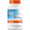 Doctor's Best, Fully Active B12 (B12 Completamente Attivo), 1.500mcg, 3-Day-Depot, 60 Capsule vegane, Testato da Laboratorio, Vitamina B12, Senza Glutine, Senza Soia, Vegetariano