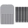 YINETTECH Kit accessori filtro paracerume per apparecchi acustici con scatola contenitore grigia Compatibile con Widex Compatibile con Phonak Compatibile con Unitron