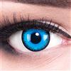 Meralens Lenti a Contatto Colorate azzurro Alper - con porta lenti a contatto - ideali per Manga Anime Cosplay Halloween carnevale - Durata 1 Anno 1 Coppia (2 pezzi) senza correzione