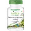 Fairvital | Saw Palmetto Extract 300mg - per 3 mesi - VEGAN - alto dosaggio - 90 capsule - con beta-sitosterolo