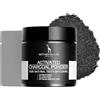 MOTHER NATURE COSMETICS Carbone Attivo Sbiancante per Denti - VEGAN - 60 g di Polvere di Carbone Attivo, Estratta dal Guscio della Noce di Cocco - per Denti Naturalmente Bianchi