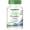 Fairvital | Bromelina 500mg - per 2 mesi - VEGANA - alto dosaggio - 60 compresse - 1200 FIP - enzima ananas