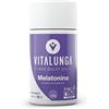 Vitalunga High Quality Life Melatonina Pura Forte per Dormire Bene, Insonnia, Stress, Fatica a Dormire, 120 Capsule ad Alto Dosaggio (1 mg), 100% Vegetali Vegane, Vitalunga