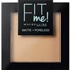Maybelline Fit Me Mate Y Afinaporos Tono 220 Natural Beige Polvos Matificantes Pieles Medias Oscuras. - 9Gr
