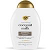 OGX Shampoo Nourishing + Coconut Milk, Shampoo idratante con Latte e Olio di Cocco, Shampoo capelli secchi con effetto districante per capelli morbidi, luminosi e sani, 385 ml