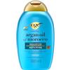 OGX Shampoo Renewing + Argan Oil of Morocco, Trattamento ristrutturante con Olio di Argan dall'azione riparatrice, Shampoo capelli secchi e rovinati per una chioma morbida, luminosa e sana, 385 ml