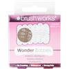 Brushworks Wonder Bobble Ealstico per Capelli a Spirale, Trasparente, Pacco da 6
