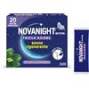 Novanight Tripla Azione, Melatonina per Dormire, 20 Bustine