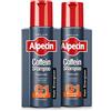 Alpecin Coffein Shampoo C1 2x 250 ml | Shampoo contro diradamento capelli | Shampoo anticaduta uomo