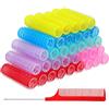 BBTO 36 Pezzi di Bigodini Piccoli Autobloccanti per Capelli Bigodini per Parrucchieri Salone Rulli Ventilati per Capelli con Pettine a Coda di Ratto Strumenti per Donne (0.8 x 2.4 Pollici)