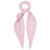 styleBREAKER Elastico per capelli da donna plissettato con fiocco in stile retrò, elastico, scrunchie, fascia per capelli, 04027014, colore: rosa