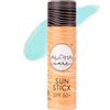Aloha Care Aloha Sun Stick SPF 50+ | Crema (stick) solare viso minerale colorata per il surf | Tubo di carta ecologico (Acquamarina)